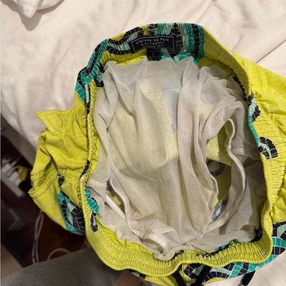 Vilebrequin Men's Moorea Mosaic Turtles Swim Trunk size large - Picture 2 of 6